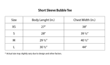 Short Sleeve Bubble Tee