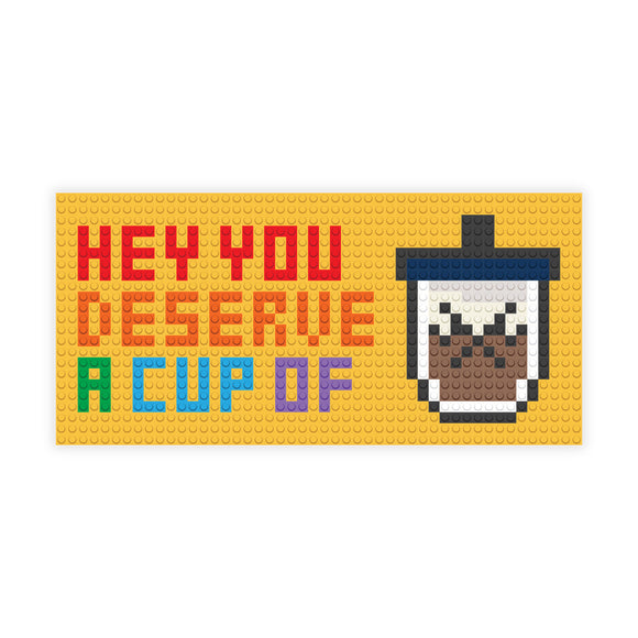 Hey You Deserve A Cup of Bubble Tea Car Sticker